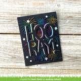 fireworks hot foil plates