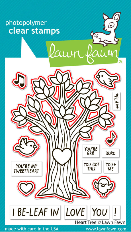 heart tree lawn cuts