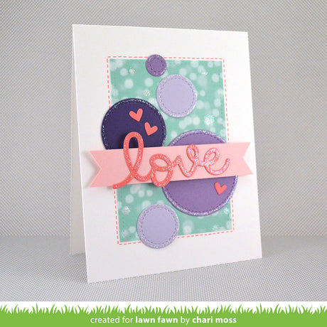 large stitched circle stackables